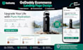 design godaddy ecommerce website,online store and landing page design,basic SEO