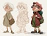 draw cartoon illustration art
