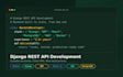 build a django rest API backend with drf and postgresql