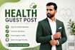 submit guest post in health blog