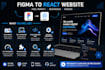 convert figma to react website