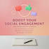 write 50 engaging social media replies and captions