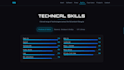 create a modern responsive portfolio website