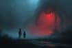 do sci fi horror and fantasy scene concept art illustrations