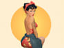 do you sexy cartoon pinup girl