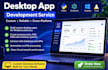 desktop app, software developer, python, windows app, electron js, linux app