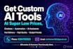 build a custom ai tool, python automation, or ai application for you