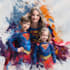 design a family superhero portraits
