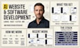 do ai website development, ai web application and ai saas software