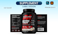 design premium supplement labels and product packaging