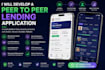 develop a peer to peer lending application