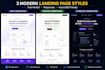 design and develop a high converting saas landing page with ai