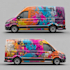 create creative van, truck, and car wrap graphics
