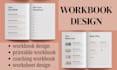 design professional workbook design and printable workbook layout