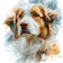 create a custom watercolor pet portrait or pet painting
