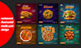 restaurant food social media post design
