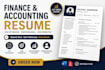write an ats optimized finance and accounting resume