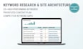 do professional keyword research and content architecture for your website