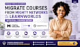 migrate courses from mighty networks to learnworlds with full course setup