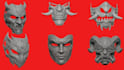 create custom 3d mask models, cosplay masks and printable stl files