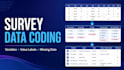 clean and code survey statistical data in spss with data preparation