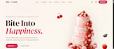build a modern responsive  website with custom animations