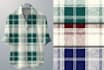 create modern plaid checks seamless repeat design