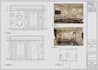 cad drawing layout plan,technical floor plan, classical interior style rendering