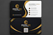 design a professional buisness card design for you