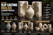 create custom slip casting ceramic model and 3d models