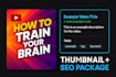 design a youtube thumbnail with SEO title and description