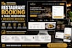 design a restaurant booking and table reservation website