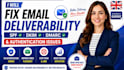 fix email deliverability, spf dkim dmarc and authentication issues