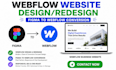 build webflow business website design webflow redesign figma to webflow website