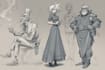 draw comic art for books, panels, and characters