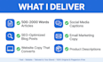 ai powered content writing  blog posts articles website copy