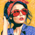 design an amazing superhero pop art