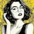 draw a retro pop art roy lichtenstein style
