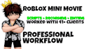 make best roblox mini movies