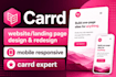 do carrd website design carrd landing page and carrd website redesign