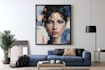 illustrate a impressionism abstract portrait for yourself