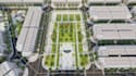 design large scale 3d commercial masterplan site plan layout real estate render