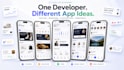 develop a custom cross platform mobile app using flutter or react native