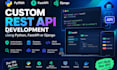 develop a custom rest API using python fastapi or django