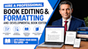 book editing and formatting and developmental book editor