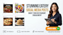 design professional social media posts for your eatery business
