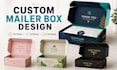 design custom mailer box packaging, shipping box and subscription box