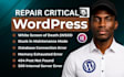 repair any problems on wordpress bugs and elementor errors