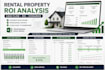 create a rental property ROI and cash flow analysis