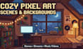 create animated pixel art backgrounds, parallax scenes and 2d game environments